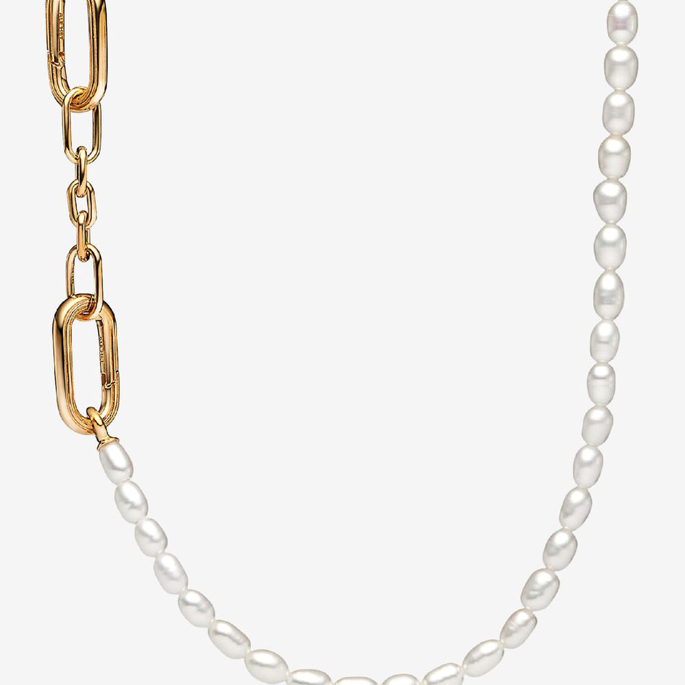 Pandora ME Slim Treated Freshwater Cultured Pearl Necklace