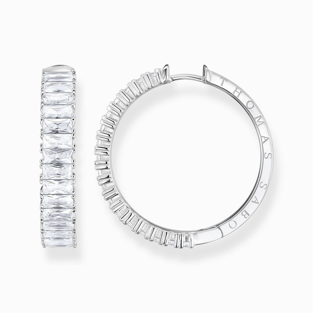 Thomas Sabo Sterling Silver Large Hoop Earrings