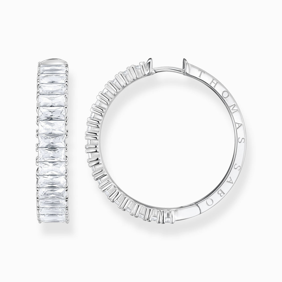 Thomas Sabo Sterling Silver Large Hoop Earrings