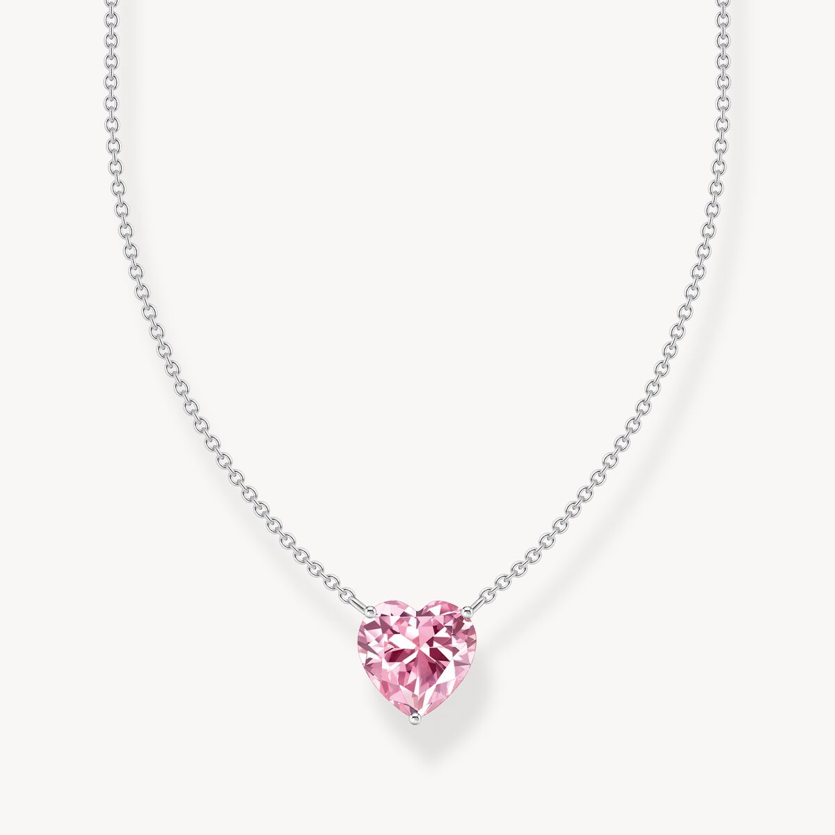 Thomas Sabo Pink Heart Necklace