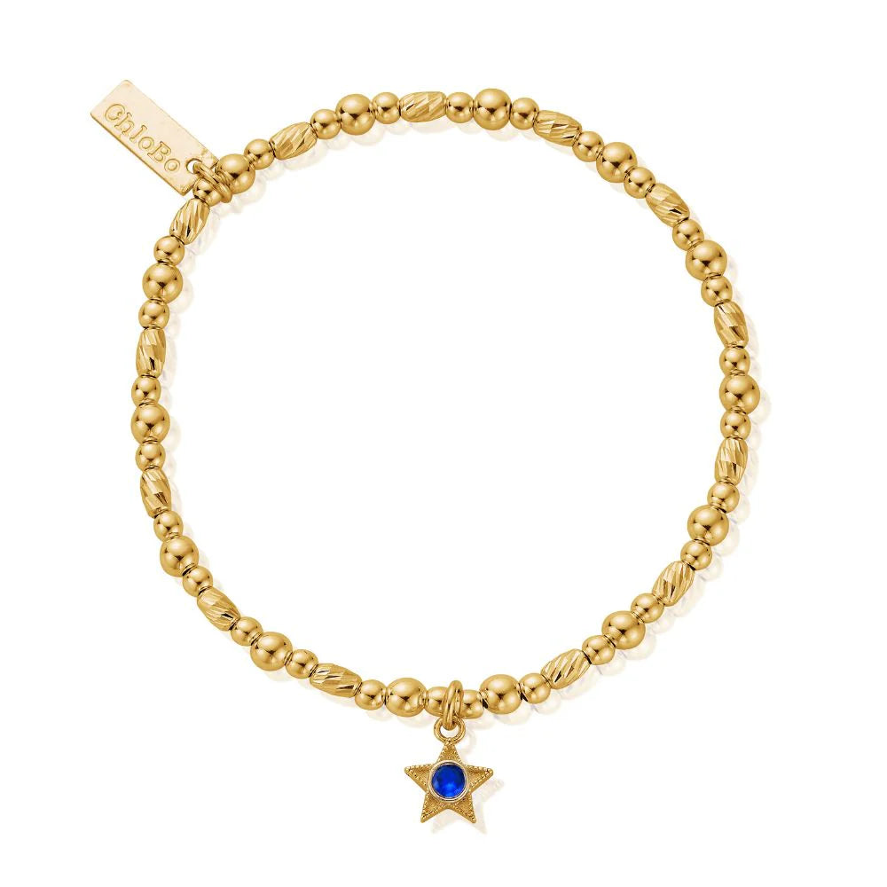 ChloBo Gold September Birthstone Bracelet