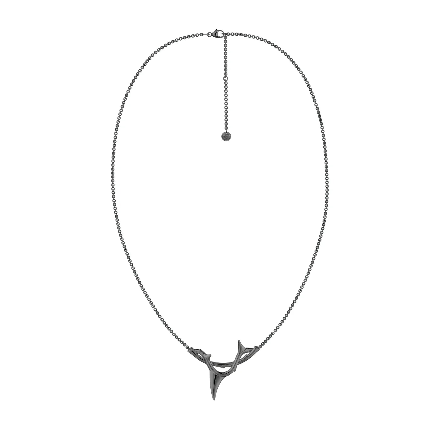 Shaun Leane Rose Thorn Branch Pendant - Silver Black Rhodium