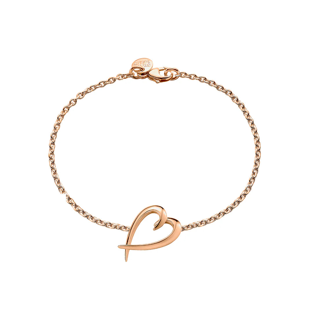Shaun Leane Hook Heart Bracelet - Rose Gold Vermeil
