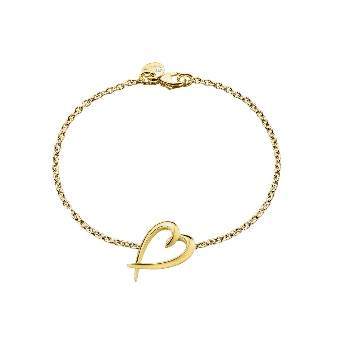 Shaun Leane Hook Heart Bracelet - Yellow Gold Vermeil