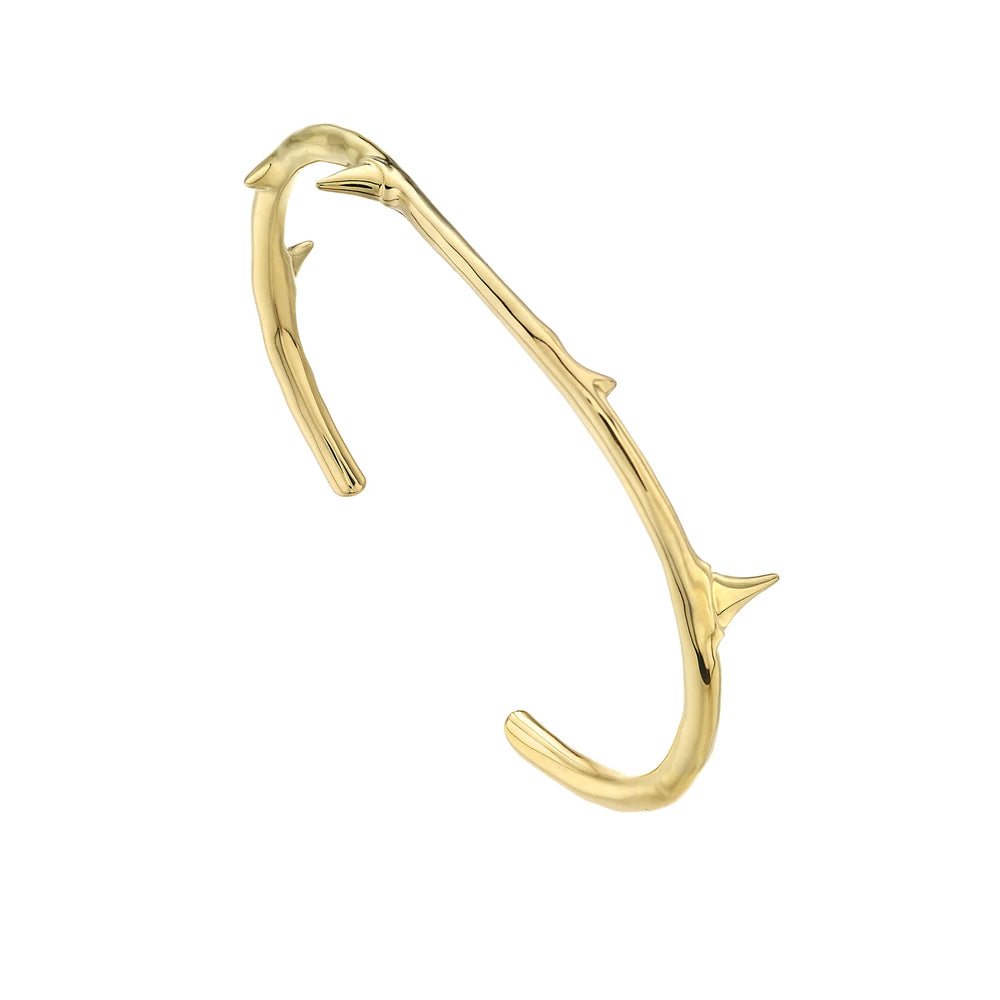 
                      
                        Shaun Leane Rose Thorn Bangle - Yellow Gold Vermeil
                      
                    