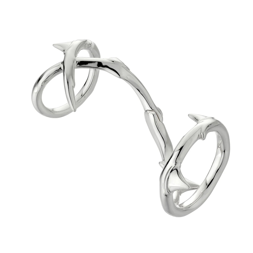 Shaun Leane Rose Thorn Hinged Ring - Silver
