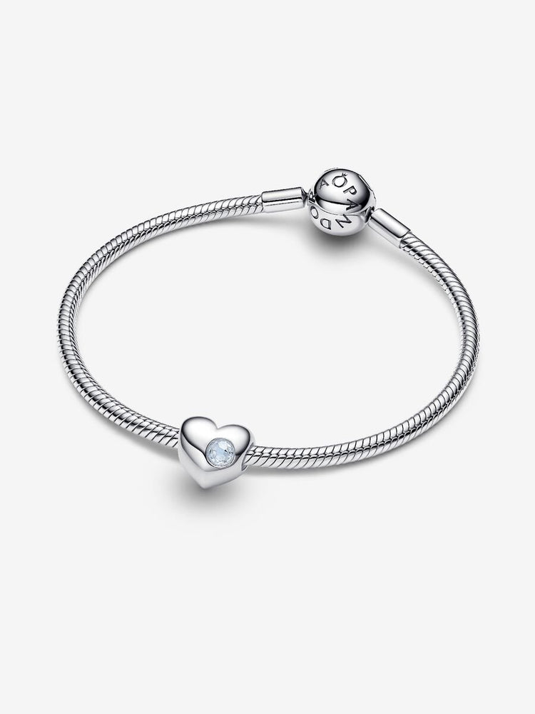 
                      
                        Pandora Engravable March Birthstone Heart Charm
                      
                    
