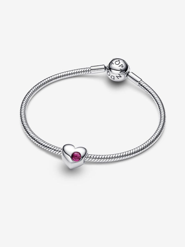 
                      
                        Pandora Engravable July Birthstone Heart Charm
                      
                    