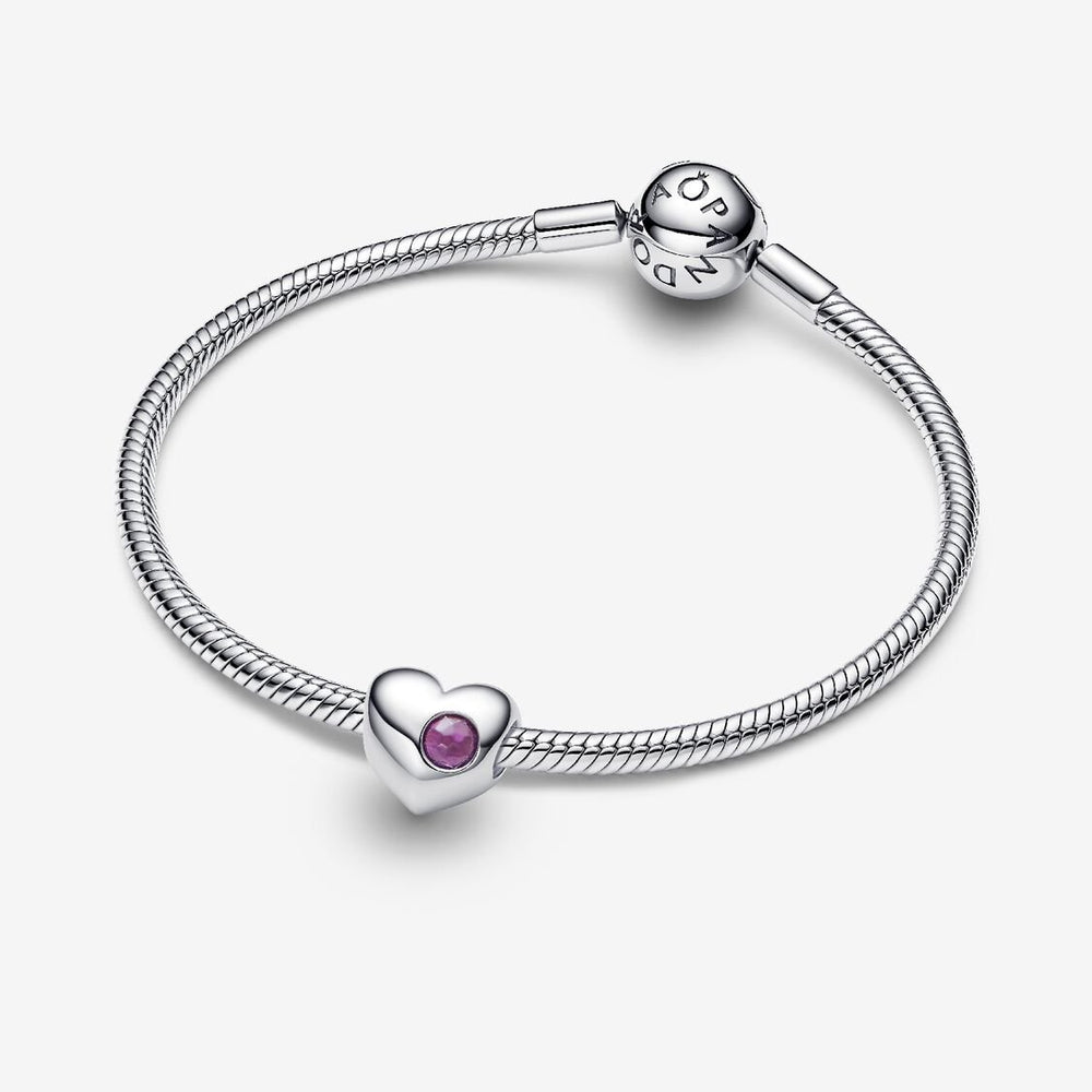 
                      
                        Pandora Engravable February Birthstone Heart Charm
                      
                    