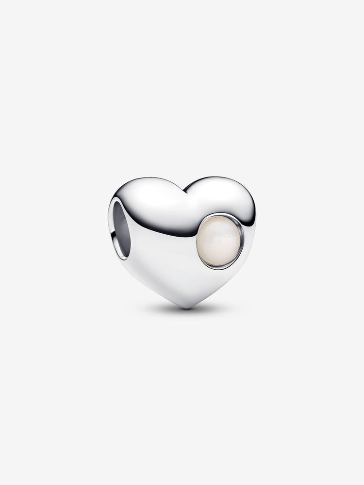 Pandora Engravable June Birthstone Heart Charm