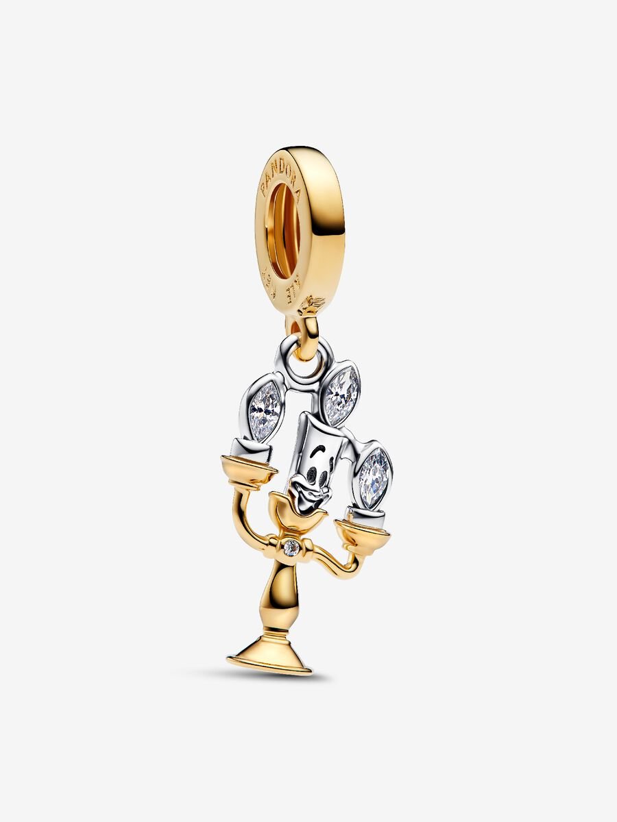 Pandora Disney Beauty and the Beast Lumiere Dangle Charm