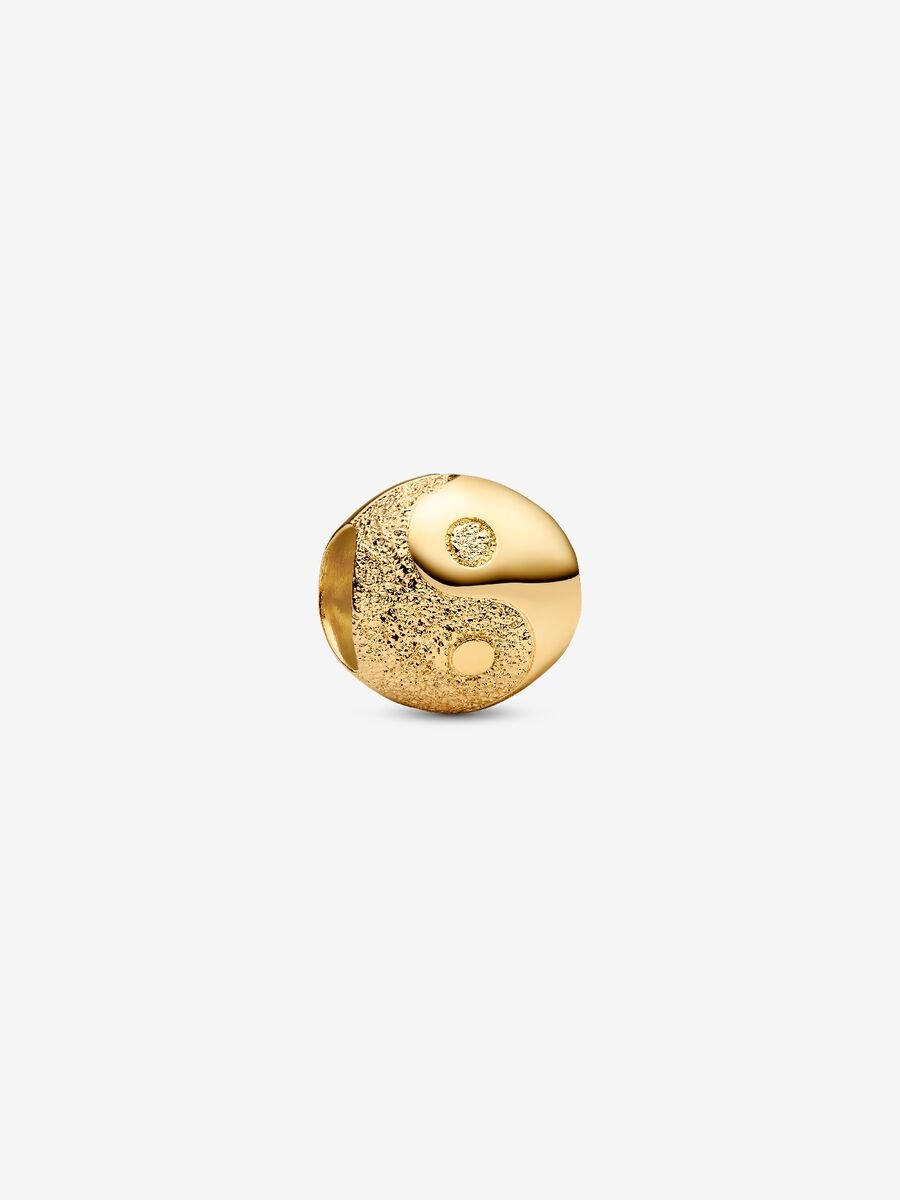 Pandora Textured Yin and Yang Mini Charm