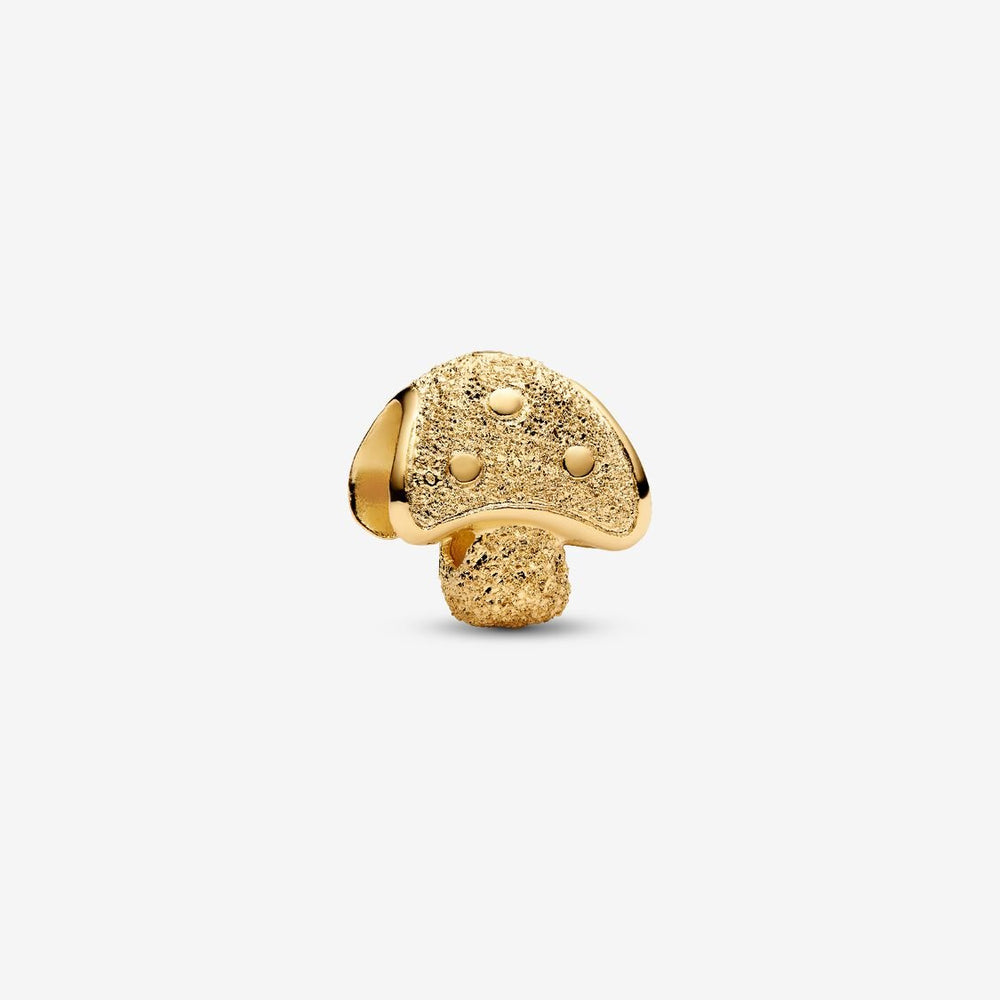 Pandora Textured Mushroom Mini Charm