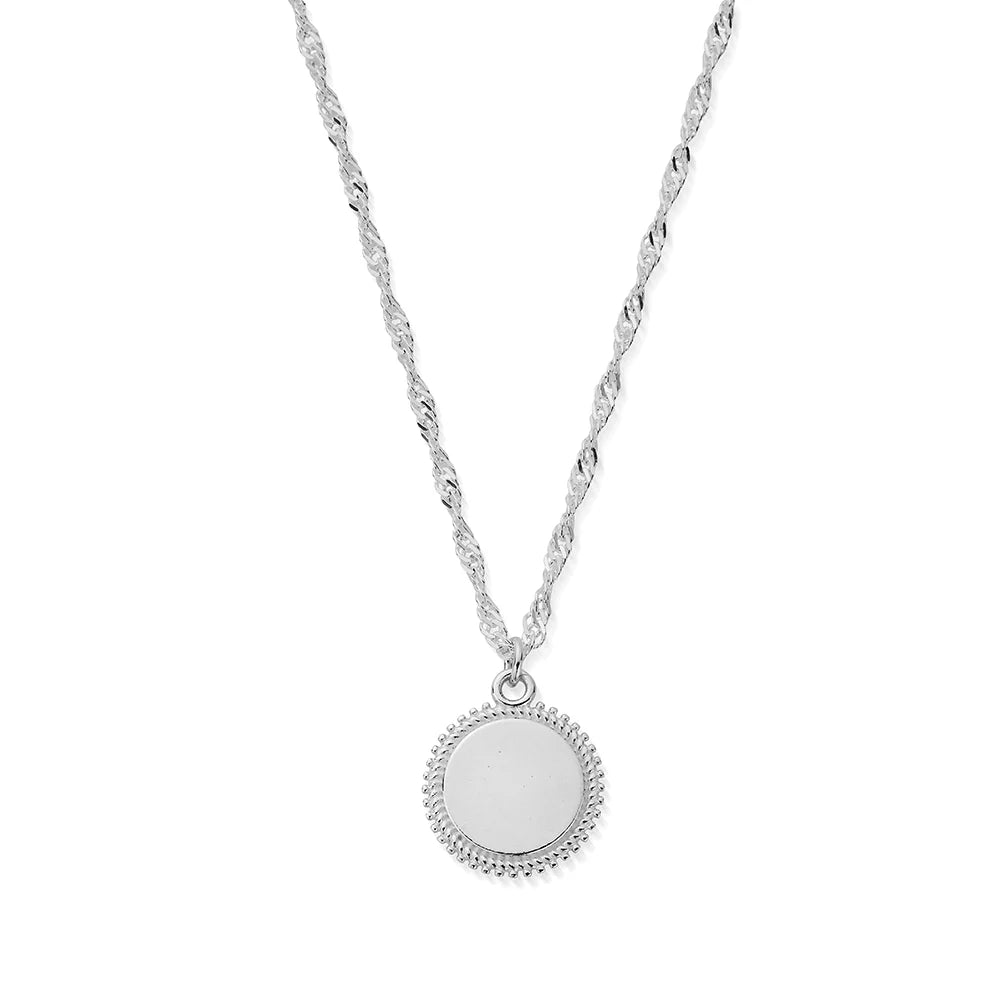 Chlobo Personalised Moon Coin Necklace