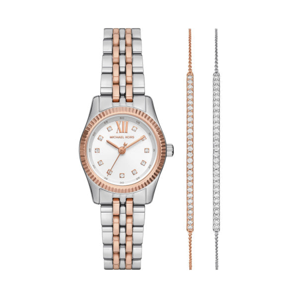Michael Kors Lexington Two Tone Rose Gold Gift-set