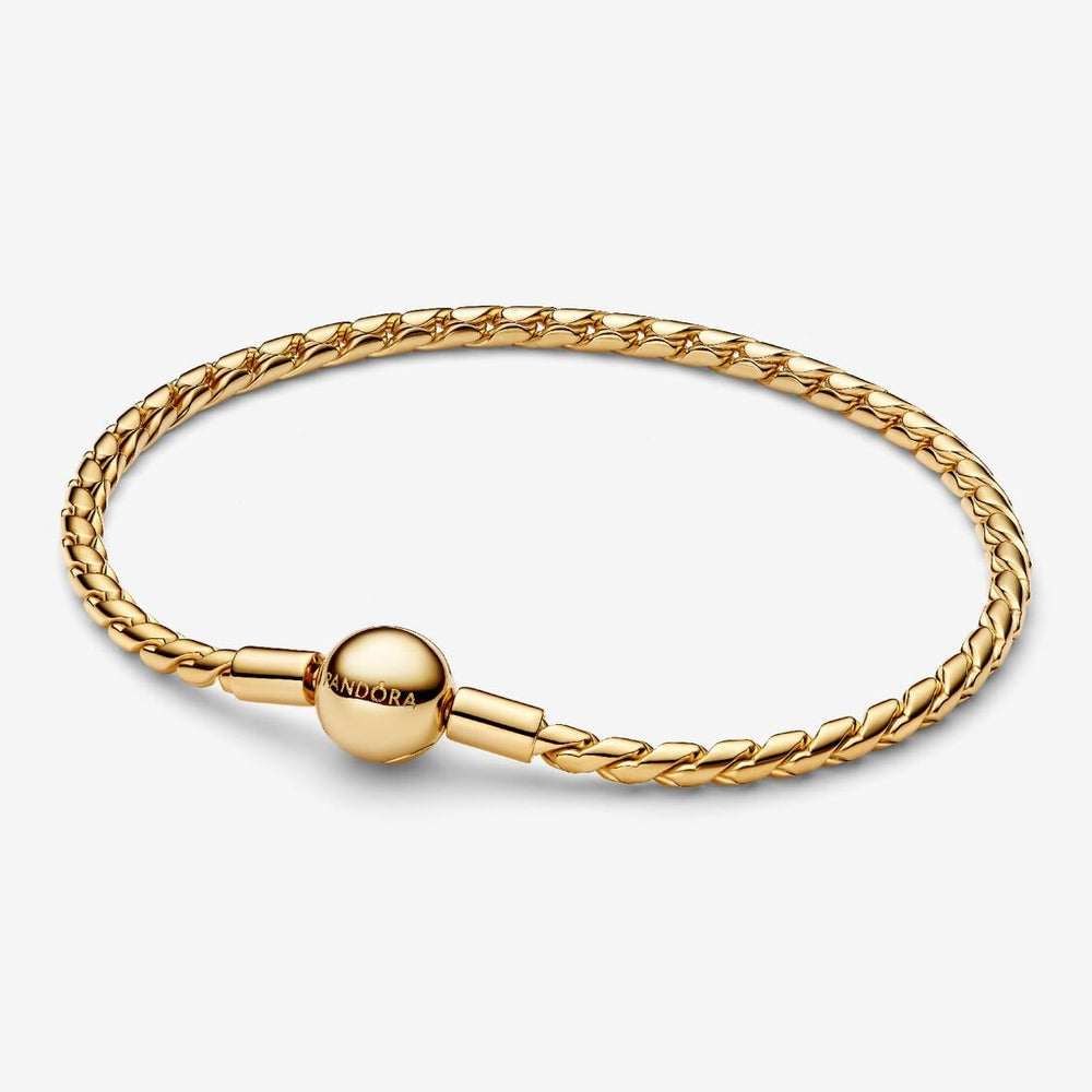 Pandora Round Clasp Wing Chain Bracelet