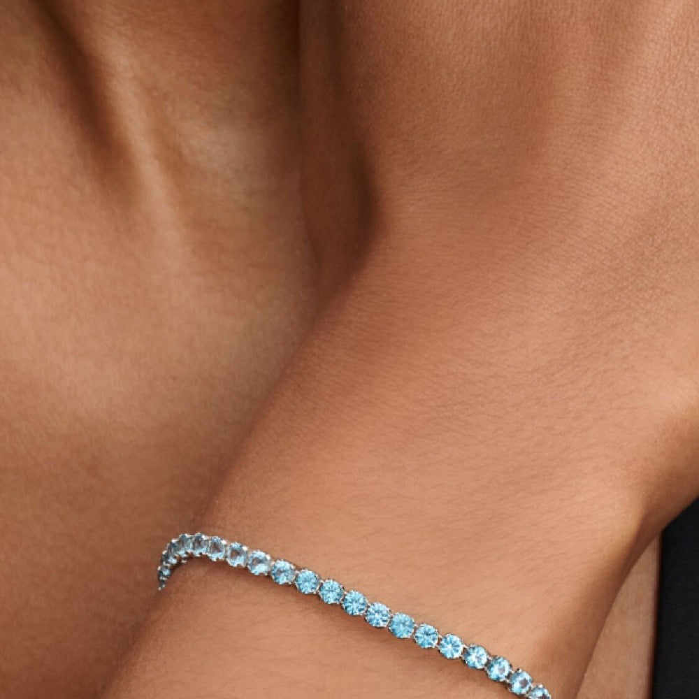 
                      
                        Pandora Sparkling Light Blue Tennis Bracelet
                      
                    
