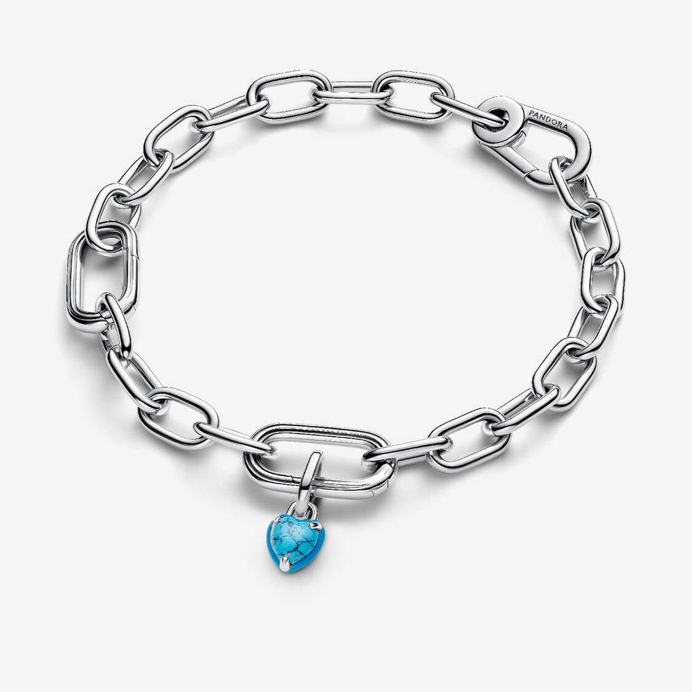 
                      
                        Pandora Turquoise-coloured Heart Mini Dangle Charm
                      
                    