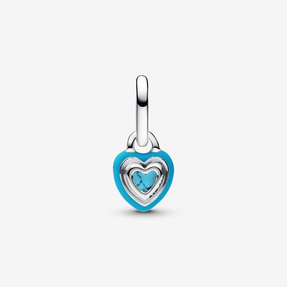 
                      
                        Pandora Turquoise-coloured Heart Mini Dangle Charm
                      
                    