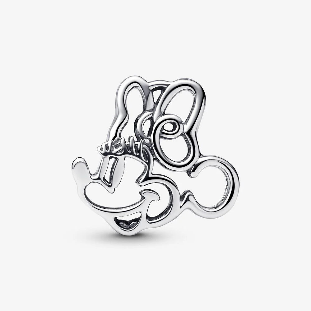 Pandora Disney Minnie Mouse Openwork Charm Sterling Silver