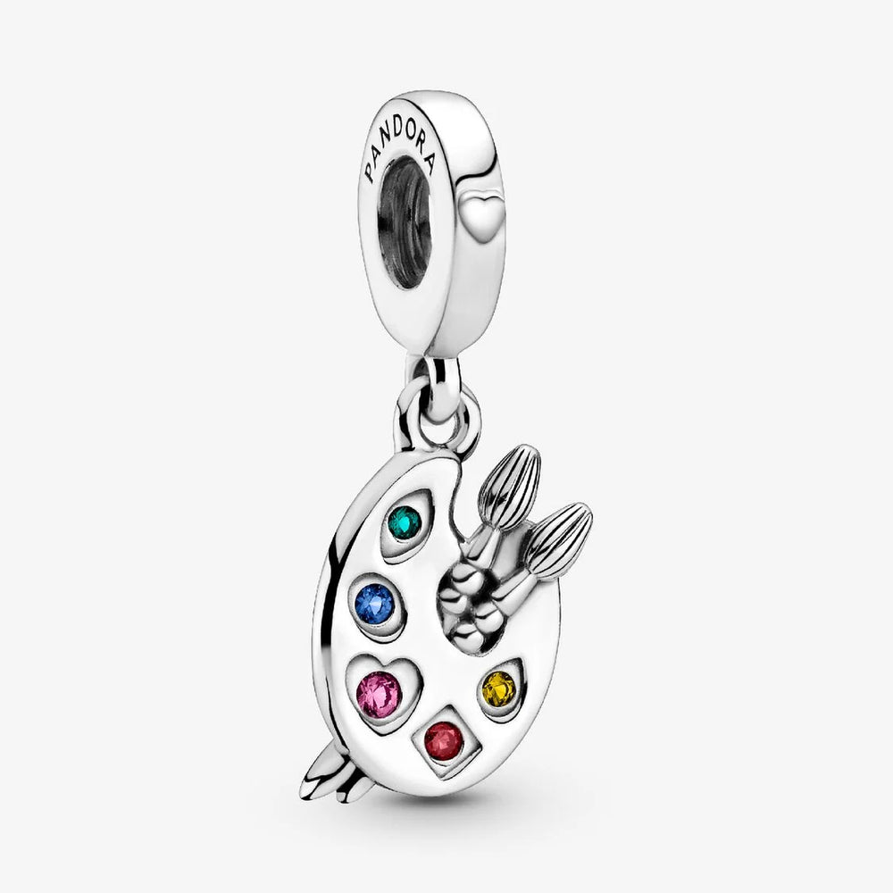 Pandora Artist's Palette Dangle Charm Sterling Silver