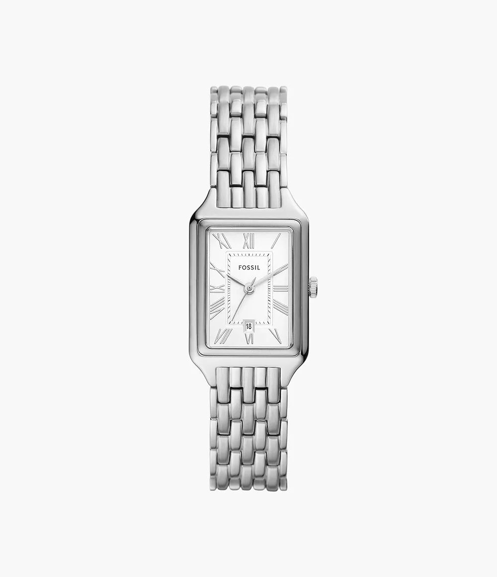 Fossil Raquel Three-Hand Date Stainless Steel Watch