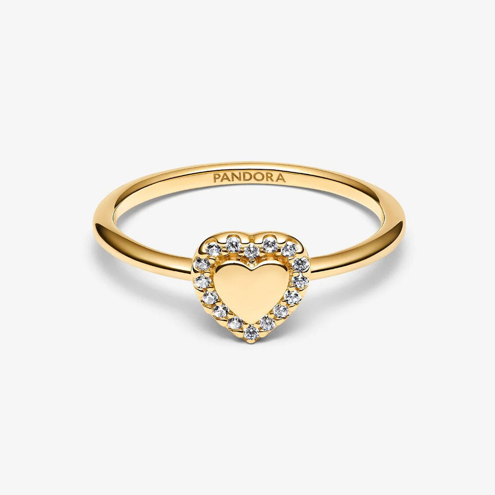 
                      
                        Pandora Engravable Heart Halo Ring
                      
                    