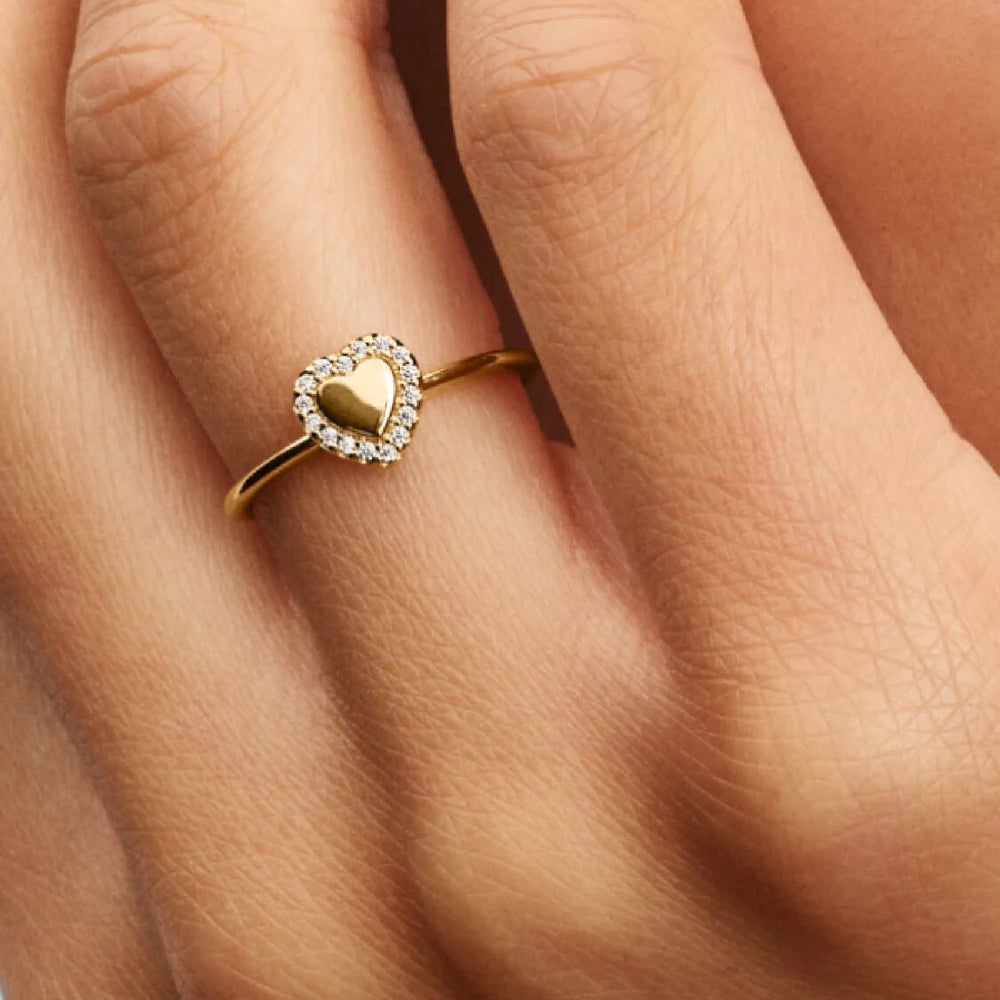 
                      
                        Pandora Engravable Heart Halo Ring
                      
                    