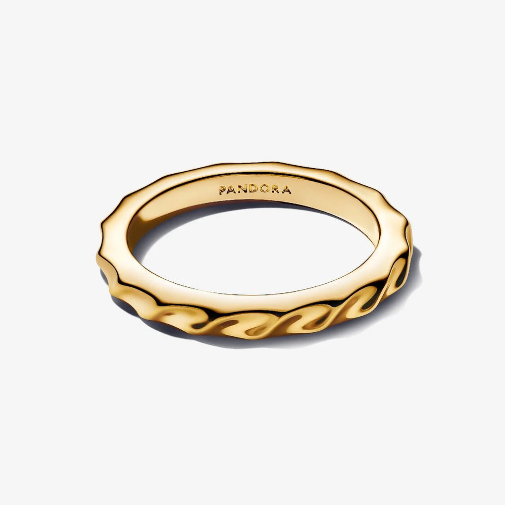 
                      
                        Pandora Rippled Band Ring
                      
                    