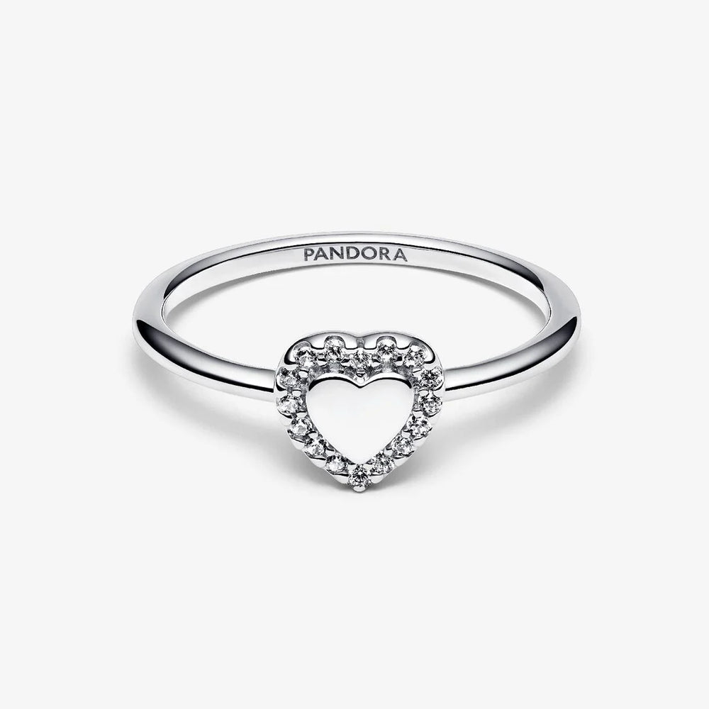 
                      
                        Pandora Engravable Heart Halo Ring
                      
                    