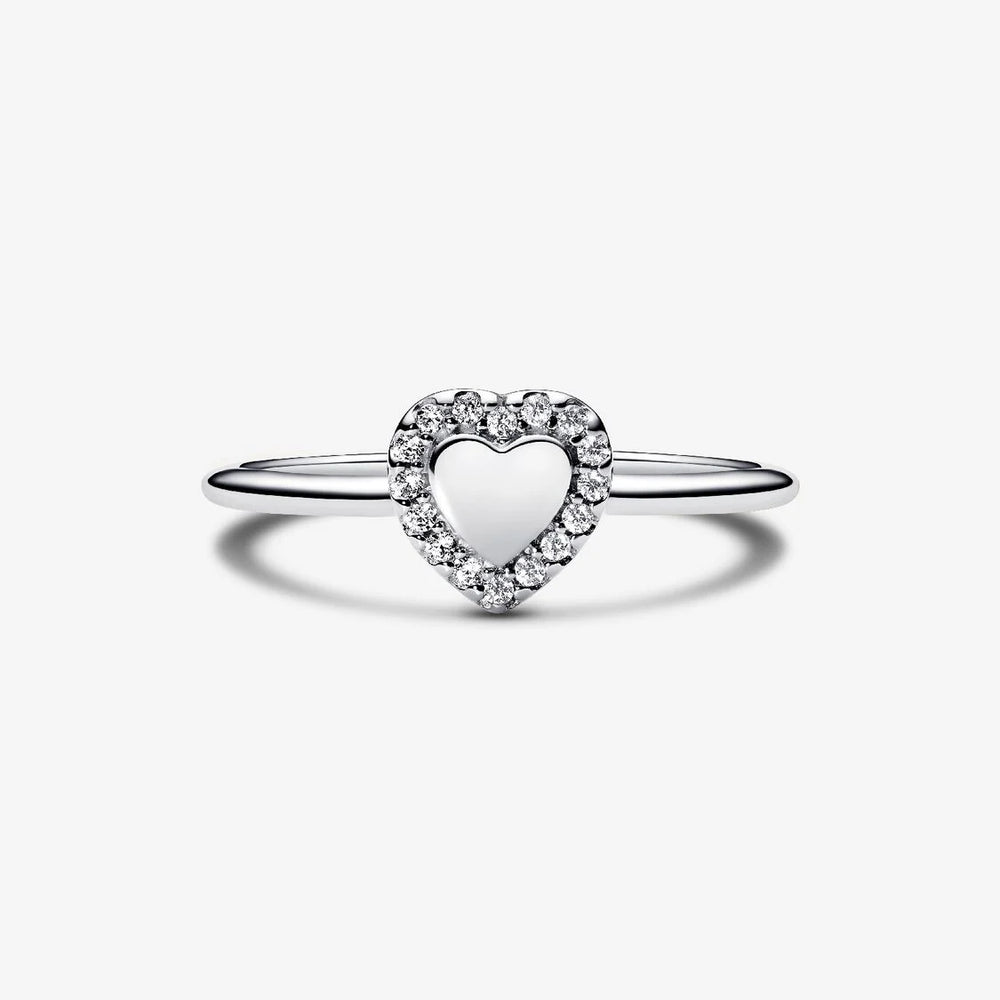 
                      
                        Pandora Engravable Heart Halo Ring
                      
                    