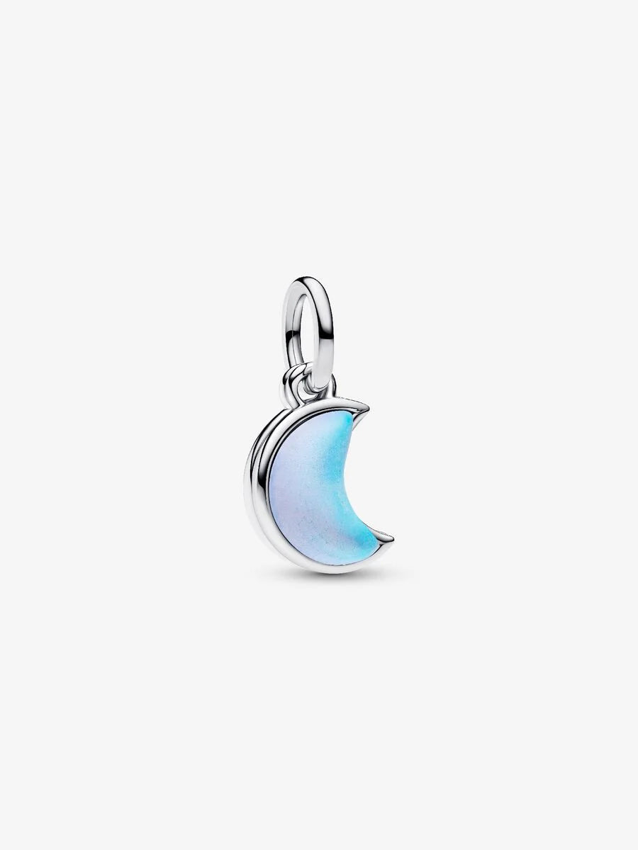 Pandora Crescent Moon Double Dangle Charm