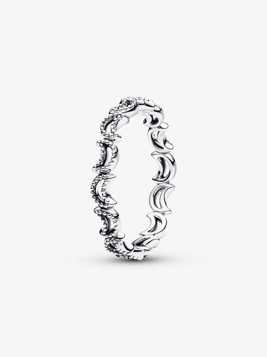 Pandora Crescent Moon Ring