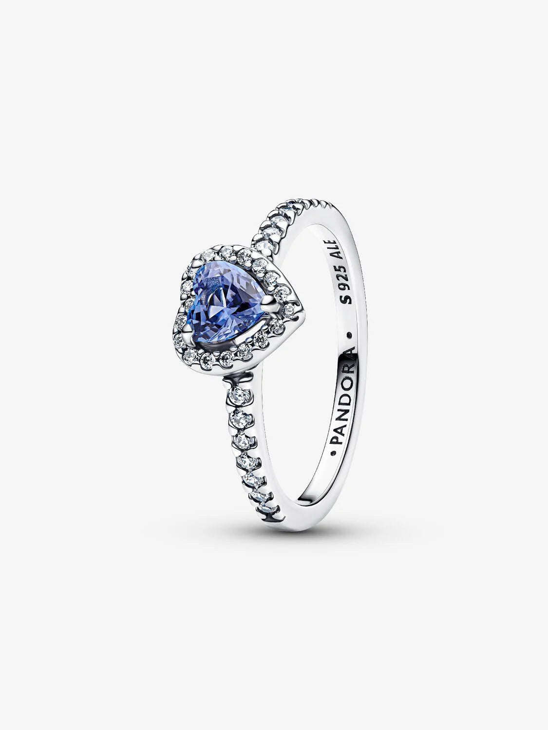 Pandora Sparkling Elevated Heart Ring
