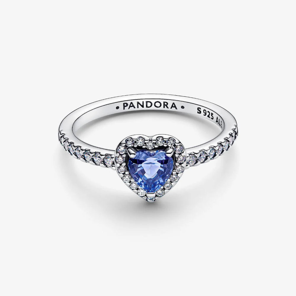 
                      
                        Pandora Sparkling Elevated Heart Ring
                      
                    