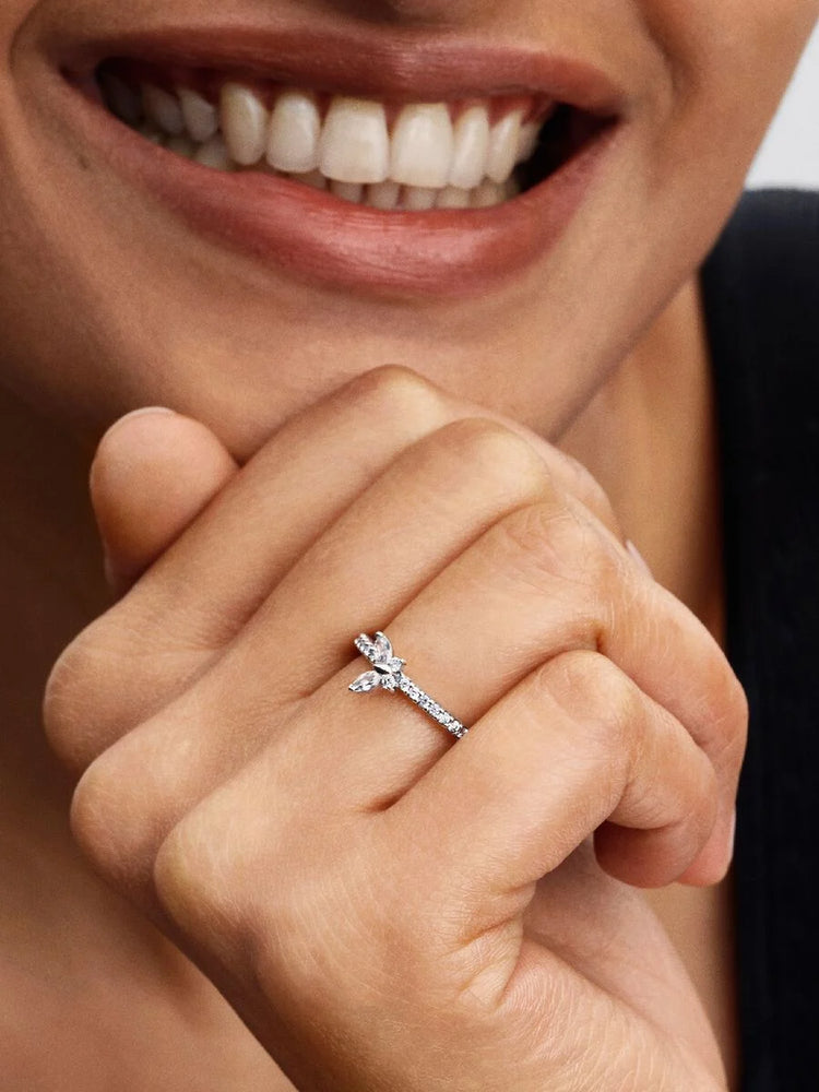 
                      
                        Pandora Sparkling Butterfly Ring
                      
                    