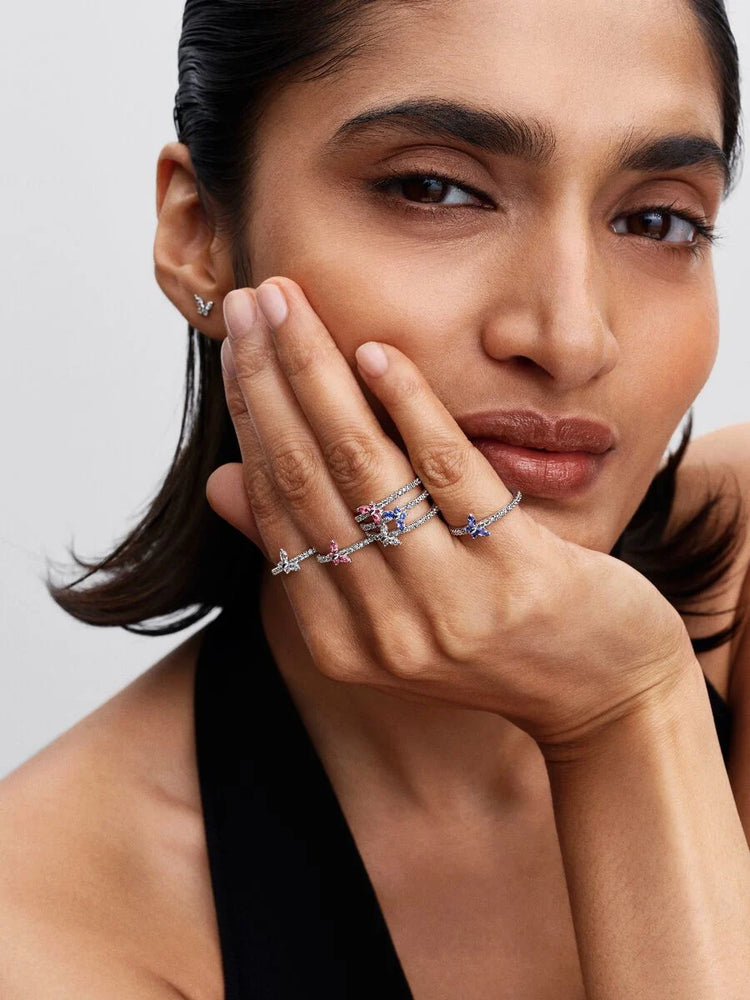 
                      
                        Pandora Sparkling Butterfly Ring
                      
                    