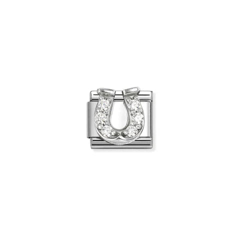 Nomination Classic Link Danish Horseshoe with CZ