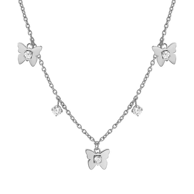 Nomination My Sophie 3 Butterflies & CZ Necklace