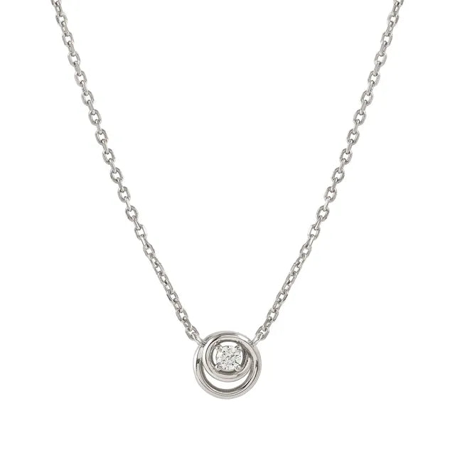 CosmicLove Necklace Circle with CZ