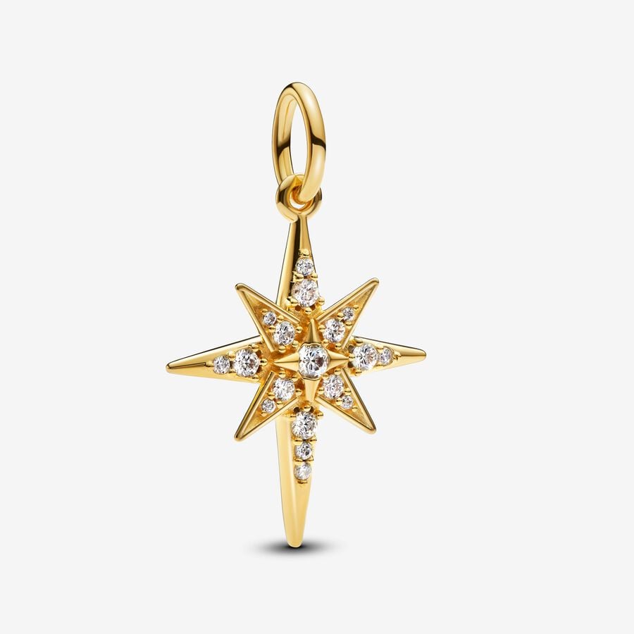 Pandora Sparkling North Star Dangle Charm