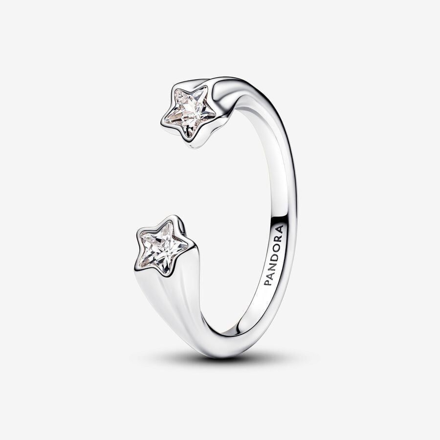 Pandora Shooting Stars Open Ring