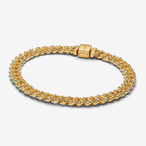 Pandora Timeless Pavé Cuban Chain Bracelet