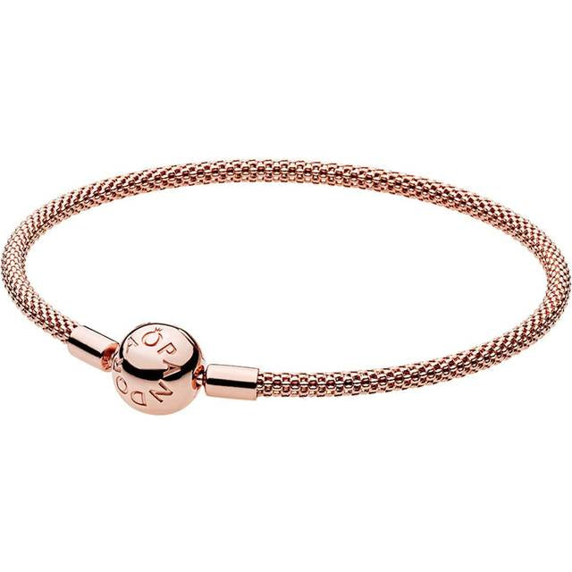 Pandora Moments Rose Gold Mesh Bracelet