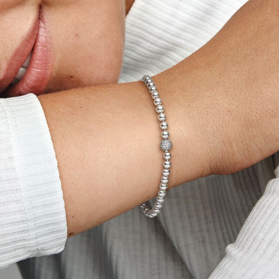 
                      
                        Pandora Beads & Pavé Bracelet
                      
                    