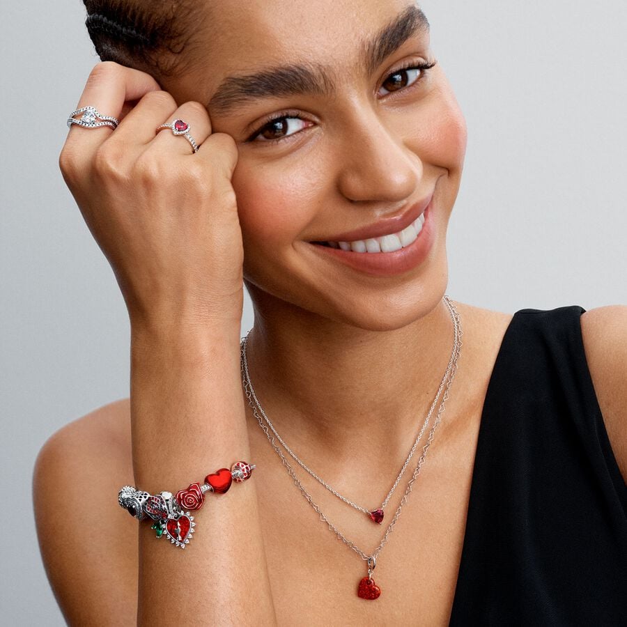 
                      
                        Pandora Opalescent Red Heart Dangle Charm
                      
                    