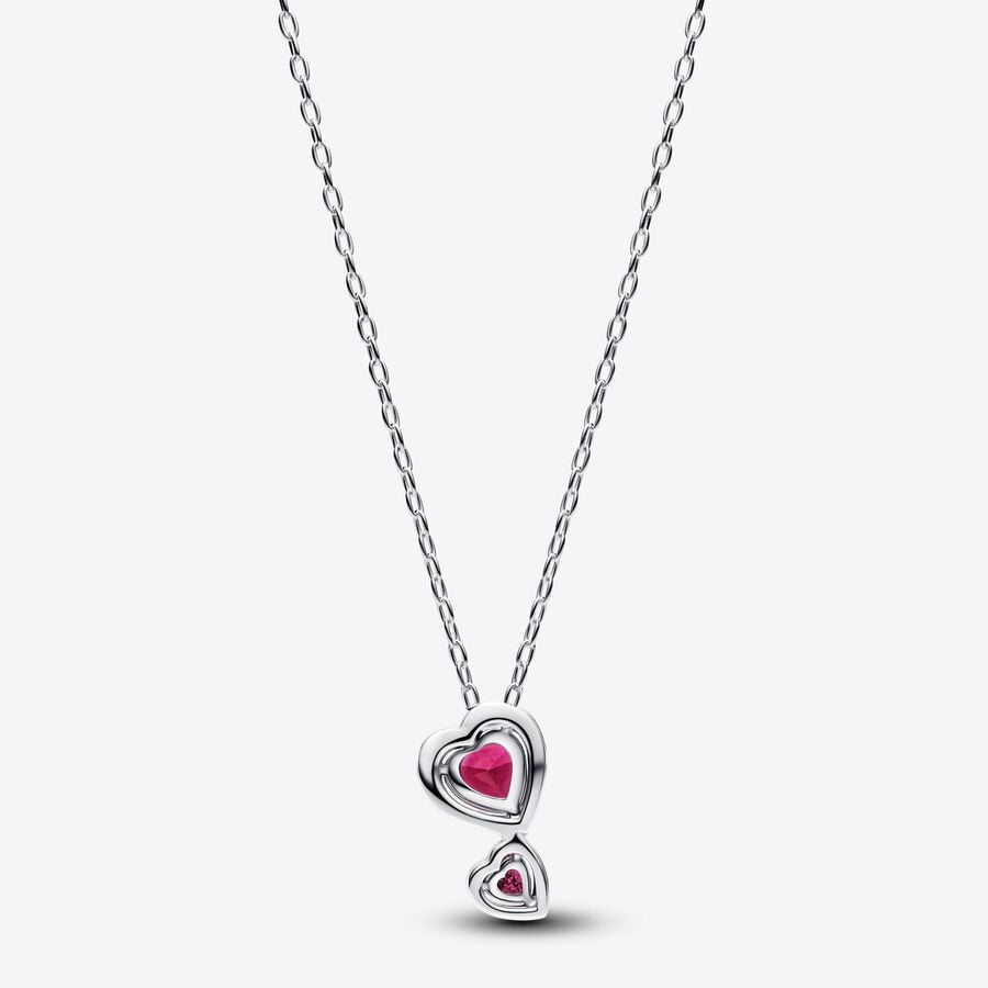 
                      
                        Pandora Red Halo Hearts Pendant Necklace
                      
                    