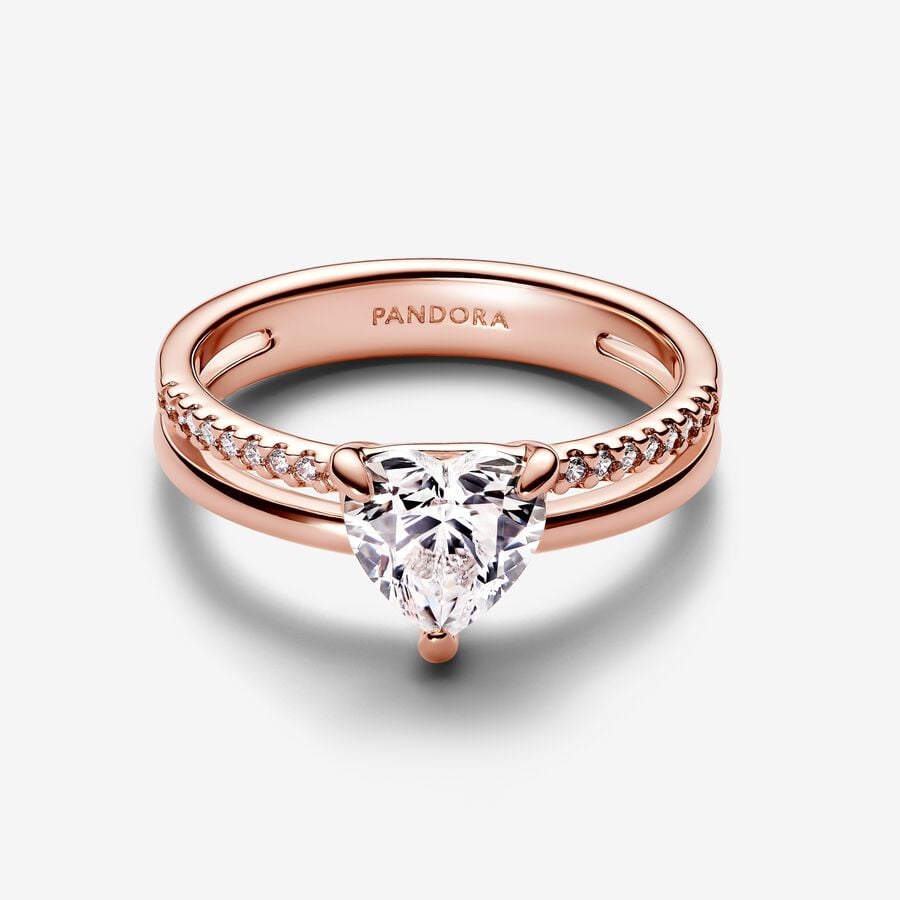 
                      
                        Pandora Double Band Heart Ring
                      
                    