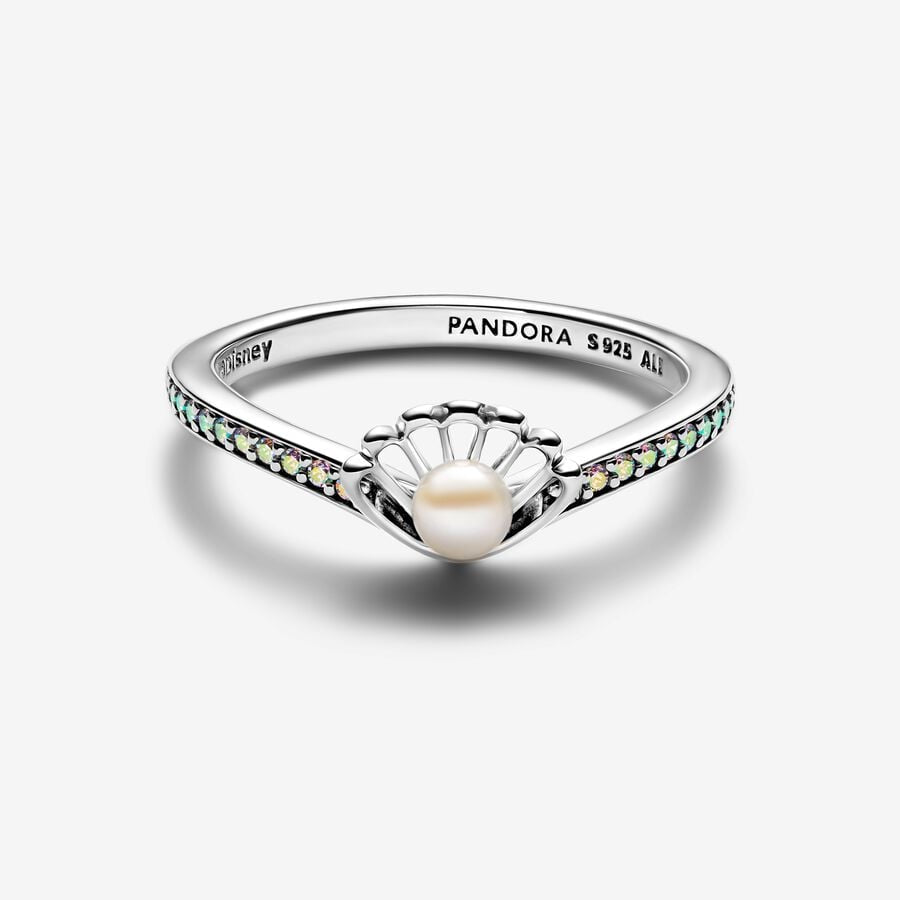 
                      
                        Pandora Disney Princess Ariel Shell Treated Freshwater Cultured Pearl Ring
                      
                    