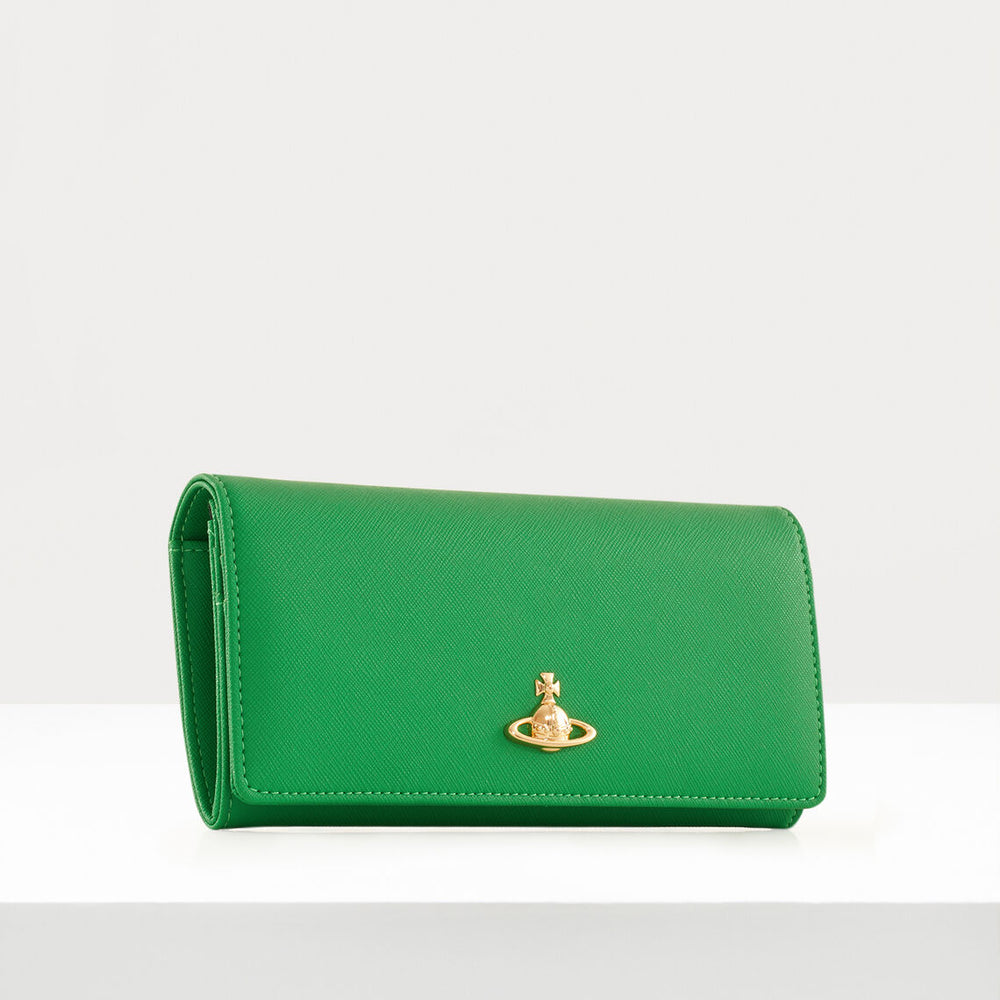 
                      
                        Vivienne Westwood Saffiano Biogreen Long Card Holder Bright Green
                      
                    